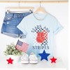 Simply Sage Market Women's Stars and Stripes Peace Short Sleeve Graphic Tee - 3 of 4