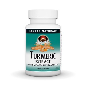 Turmeric Extract - 95% Curcumin by Source Naturals, Inc.  -  100 Tablet - 1 of 3