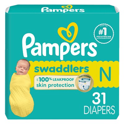 Pampers Swaddlers Sensitive Disposable Diapers - (Select Size and Count)