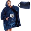 Inhand Wearable Blanket Hoodie for Adult Flannel Oversized Hoodie Sweatshirt Blanket with Pockets Birthday Gifts for Women - 2 of 4