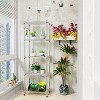 HOMDOX 5-Tier Wire Shelving 13.78"D x 23.23"W x 72.05"H Adjustable Metal Storage with Wheels & Hooks for Kitchen Bathroom Laundry,black - 3 of 4