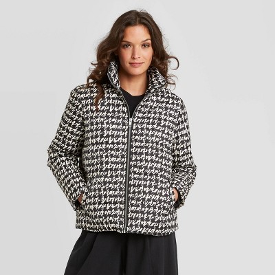 target black puffer jacket