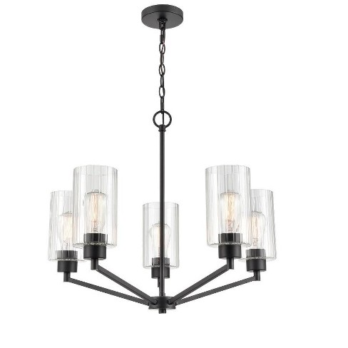 Millennium Lighting Beverlly 5 - Light Chandelier in  Matte Black - image 1 of 4