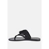 Beech Handwoven Natural Suede Tassel Thong Flats - 4 of 4