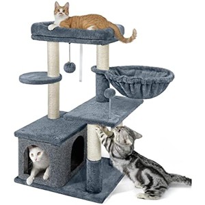 Rabbitgoo Cat Tree, Indoor Activity Center for Cats, with Lounging and Climbing Options, Durable Wood Perch - 1 of 1