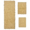 Bell Flower Collection Cotton Floral Pattern Tufted Bath Rug Set Pack of 3 - Home Weavers - 2 of 4
