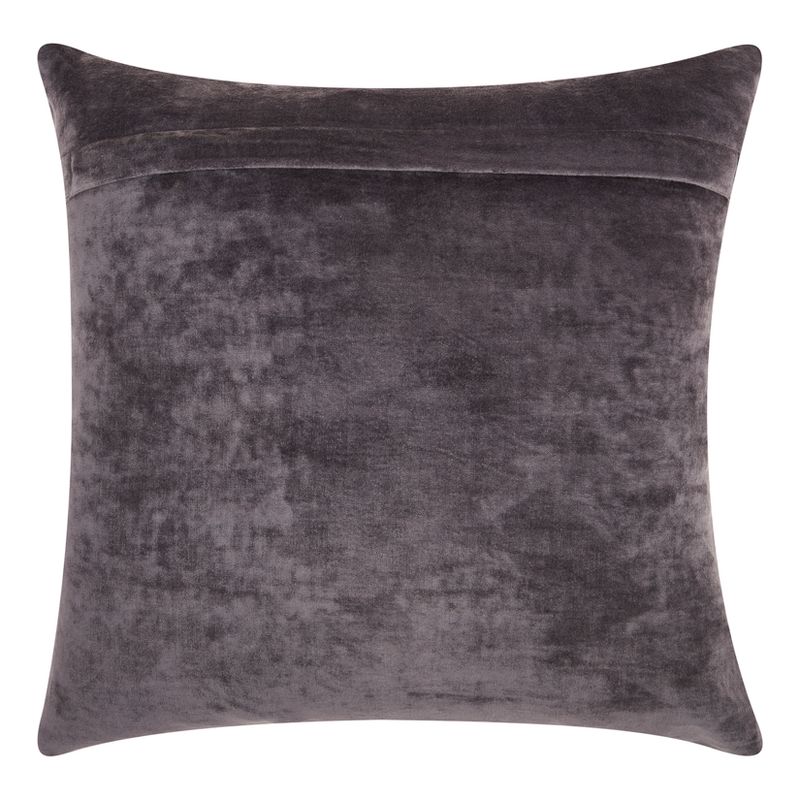  Rich Mosaic Throw Pillow Charcoal - Nourison, 2 of 3