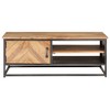 vidaXL Coffee Table Natural Wood Solid Acacia wood, Powder-coated steel - 2 of 2