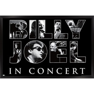 Trends International Billy Joel - In Concert Framed Wall Poster Prints - 1 of 4