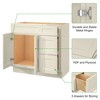 LOVMOR in Plywood Bath Vanity Cabinet with 3 Drawers without Top for Kitchen, Bathroom, Living Room - 3 of 4