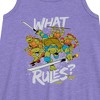 - Teenage Mutant Ninja Turtles - What Rules? Leo and Brothers Graphic Sleeveless Aline Dress - 2 of 3