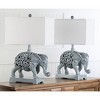 Hathi Sculpture Lamp (Set of 2) - 25.5 Inch Height - LIT4315 - Light Grey - Safavieh - 2 of 4