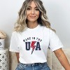 Simply Sage Market Women's USA Lightning Bolt Short Sleeve Garment Dyed Tee - 2 of 2