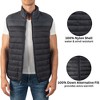 Alpine Swiss Clark Mens Puffer Vest Down Alternative Water Resistant Packable Outerwear Zip Up Pockets Warm Versatile Layer - 3 of 4