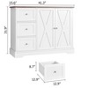 Buffet Cabinet with Storage, Coffee Bar Cabinet with 3 Drawers - image 3 of 4