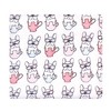 Hudson Baby Infant Girl Cotton Flannel Receiving Blankets, Bonjour, One Size - 2 of 2