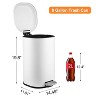 8 Gallon (30L) Stainless Steel Step-On Trash Can - 3 of 4