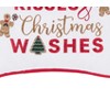 C&F Home 10" x 10" "Gingerbread Kisses and Christmas Wishes" Sentiment with Gingerbread Men Cotton Small Petite Accent Throw Pillow. - 3 of 4
