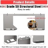Coucheta Skid Steer Quick Tach Attachment Plate, Universal Mount Plate for Bobcat, Kubota, Tractors&Loaders, Compatible with Skid Steer Attachments - 4 of 4