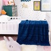 Flannel Fuzzy Toddler Blanket, Fluffy Warm and Lightweight Baby Plush Blanket - NTBAY - 4 of 4