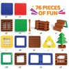 Play Brainy Magnetice Building Tiles Set (76 Pc) - 3 of 4