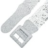 INSPIRE CHIC Women's Sequins Stretchy Bling Sparkly Shiny Wide Elastic Waist Belts 1 Pc - 3 of 4