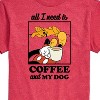 Men's - Disney - Coffee and My Dog Short Sleeve Graphic T-Shirt - 2 of 4