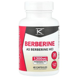 KetoLogic Berberine, 60 Capsules (600 mg per Capsule) - 1 of 4
