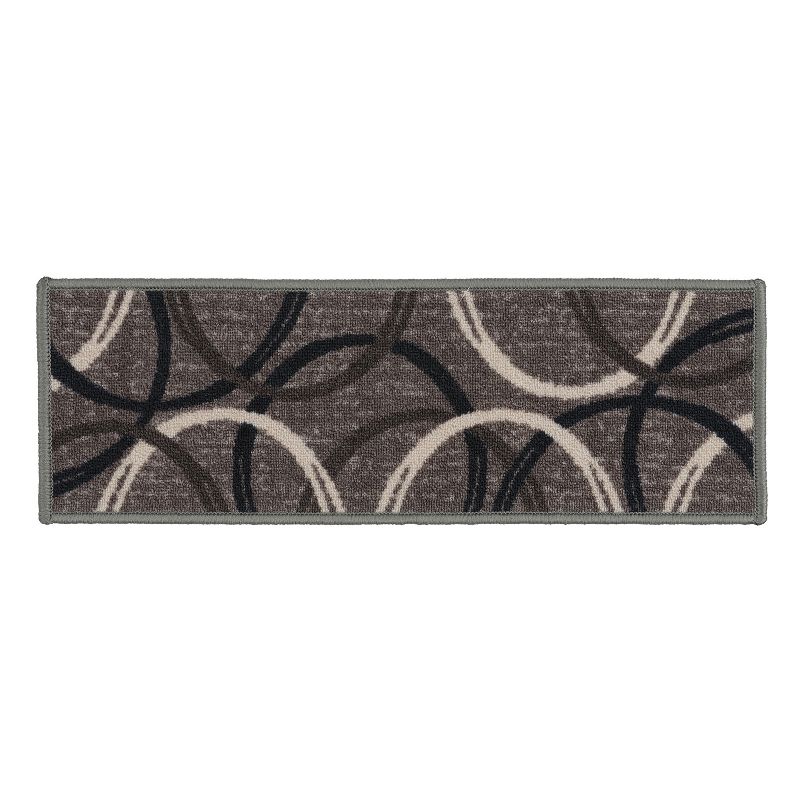 World Rug Gallery Moden Wavy Circles Non-Slip Stair Treads, 1 of 11