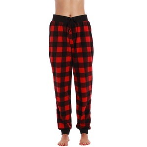 #followme Buffalo Plaid Flannel Pajama Joggers for Womens - 1 of 3
