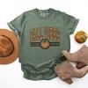 Simply Sage Market Women's Fall Vibes Varsity Pumpkin Short Sleeve Garment Dyed Tee - 3 of 4