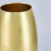 Slickblue Gold Gilded Glass Vase, Smooth Oval Shape, Coffee Table Decor, Bullet Style, Clear Gold, Color & Size Options - 4 of 4