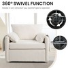 NicBex Modern Swivel Accent Chair Oversized Armchair Comfy Chair Single Sofa Chair Lounge Chair for Living Room, Reading Room - 4 of 4