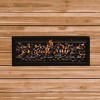 Bodhi 73" Rectangle Teak Dining Fire Table with Hidden Propane Tank by Real Flame - 3 of 4