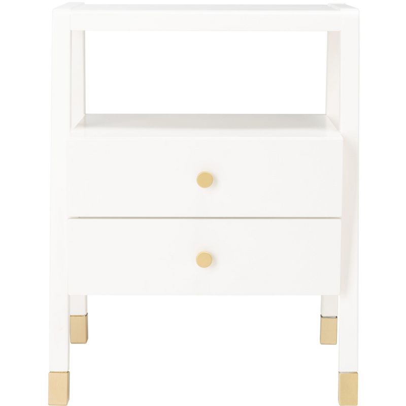 Cove 2 Drawer 1 Shelf Accent Table  - Safavieh, 1 of 10