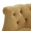 Katherine Tufted Accent Chair, Gold Velvet - 2 of 4