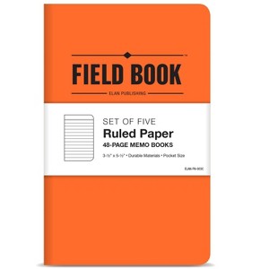 Elan Publishing Company Mini Field Book Set - Line Text / Orange Cover - 1 of 4