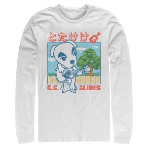 Men's Nintendo Totakeke K.K. Slider Guitar Long Sleeve Shirt - 1 of 4