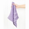 American Soft Linen 100% Cotton Turkish Luxury 4 Piece Washcloth Set, 13x13 inches Washcloth Hand Face Towels for Bathroom and Kitchen Washrags - 2 of 4