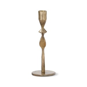 tag Antique Gold Stanford Metal Taper Holder Candlestick Short, 4.0L x 4.0W x 8.3H inches - 1 of 3