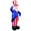 Occasions AIRFLOWZ INFLATABLE UNCLE SAM  20FT, Tall, Blue - 3 of 4