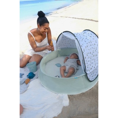 Green Polyester 3-in-1 Anti-UV Baby Play Area