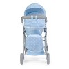 JC Toys Berenguer Boutique Playtime Deluxe Folding Sports Pram Stroller Royal Blue for Dolls - 4 of 4