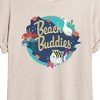 Women's - Disney - Beach Buddies Oversized Graphic T-Shirt - 2 of 4