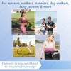 Running Buddy Magnetic Running Pouch - Men & Women | Cycling, Running Fanny Pack| Plus Size Running Waist Pack, 6-1/2 in x 4 in - 3 of 4