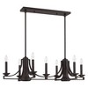 Livex Lighting Trumbull 7 - Light Chandelier in  Bronze - 3 of 4
