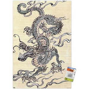 Trends International Japanese Dragon Unframed Wall Poster Prints - 1 of 4