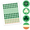 Big Dot of Happiness St. Patrick's Day - Saint Paddy's Day Party Round Candy Sticker Favors - Labels Fits Chocolate Candy (1 sheet of 108) - 2 of 4