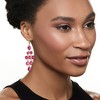 Ross-Simons 23.90 ct. t.w. Pink Quartz Drop Earrings in 18kt Gold Over Sterling - 2 of 4