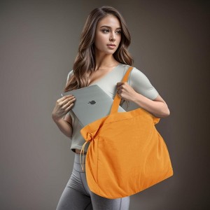 FATMOON Side-Cinched Weekender Shopper Tote Bag, Large Yoga Tote Bag for Women, Shoulder Gym Tote, Nurse Essential for Work - 1 of 4